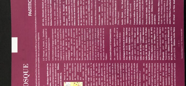 Article Traversière Magazine